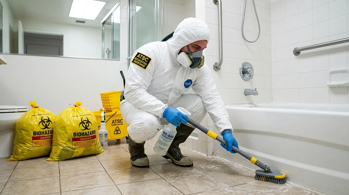 Decontamination equipment deployed for Blood Cleanup in Avocado Heights